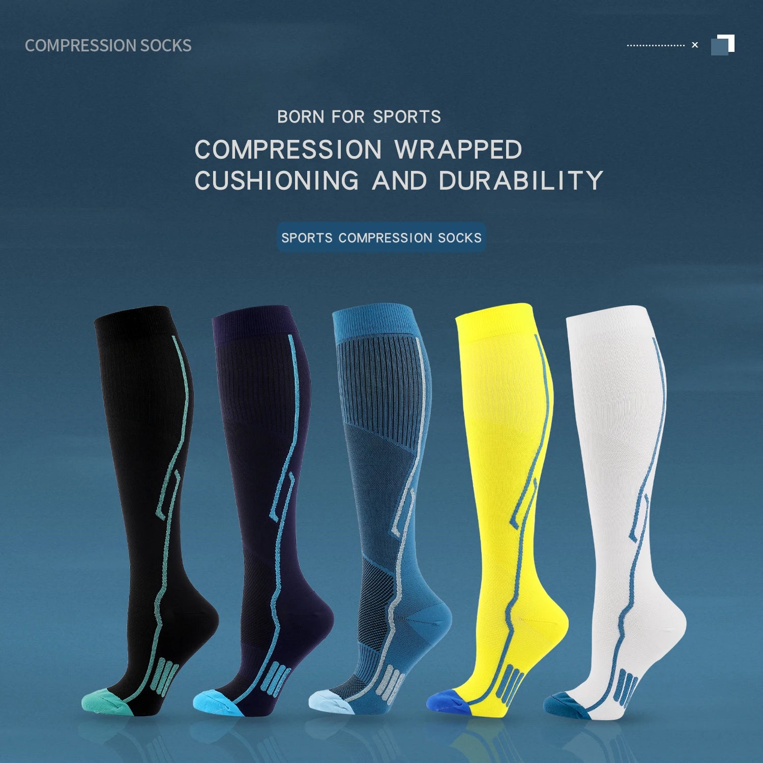PowerFlex Compression Sports Socks