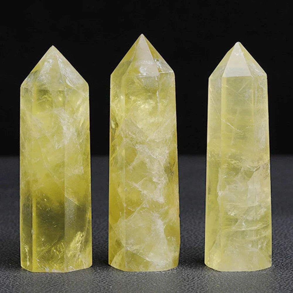 Healing Crystal Wand – Hand-Carved Natural Stone Points