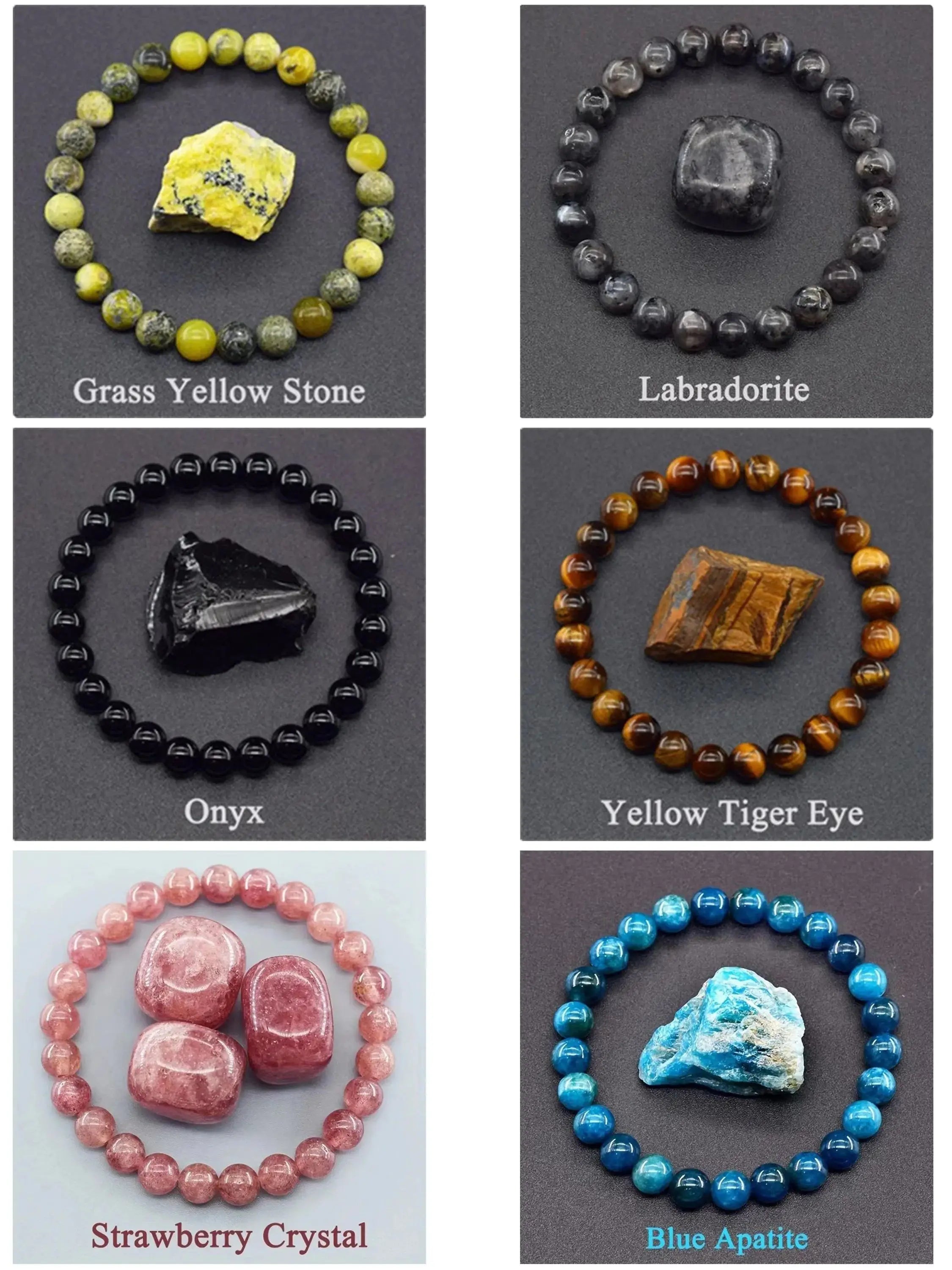 Crystal Harmony Energy Bracelet Collection