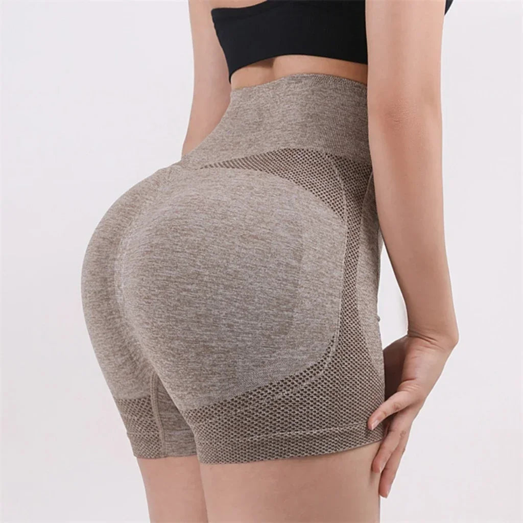FlexFit Seamless High-Waist Training Shorts