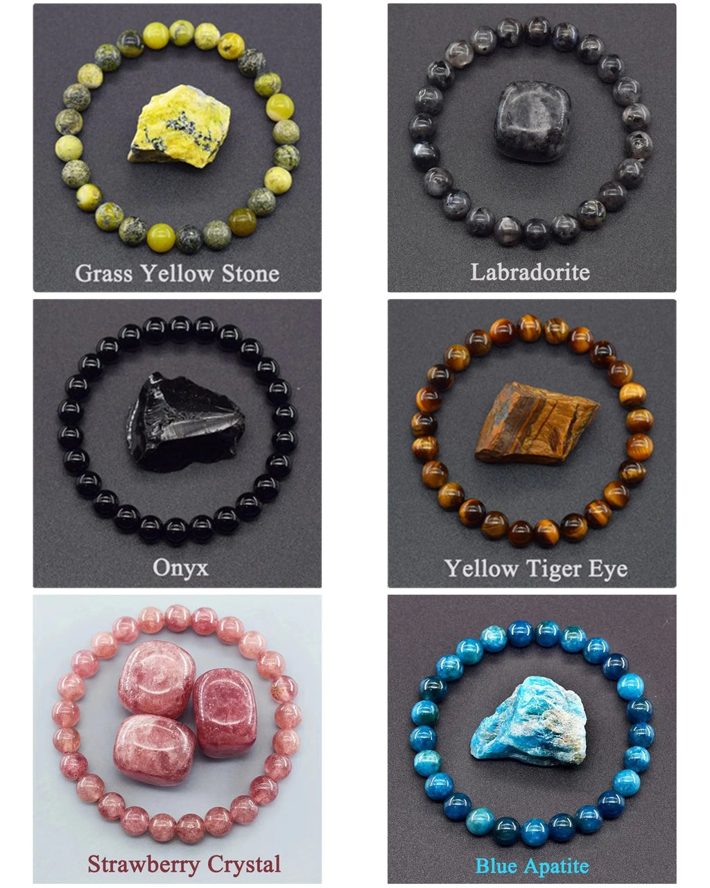 Crystal Harmony Energy Bracelet Collection