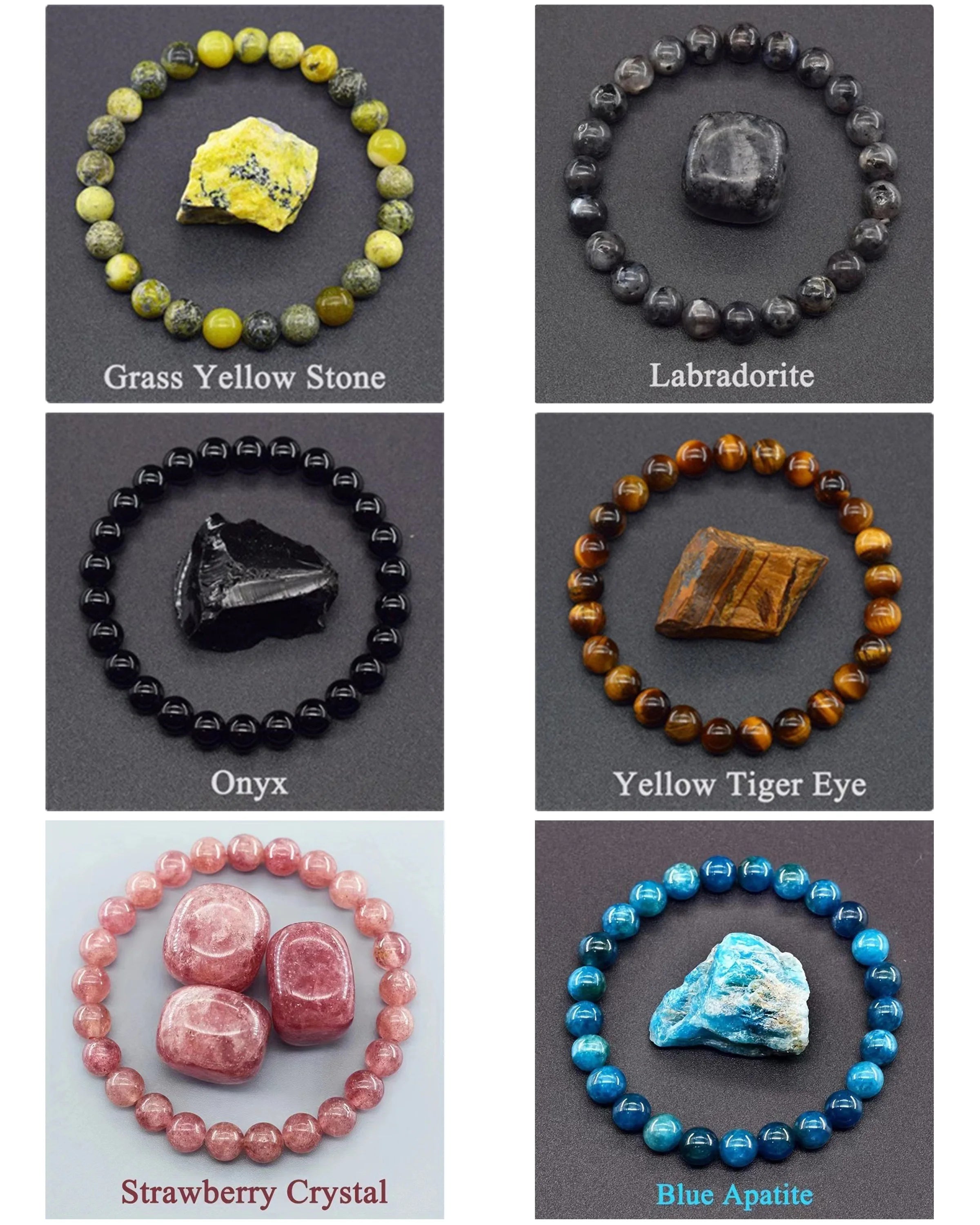 Crystal Harmony Energy Bracelet Collection