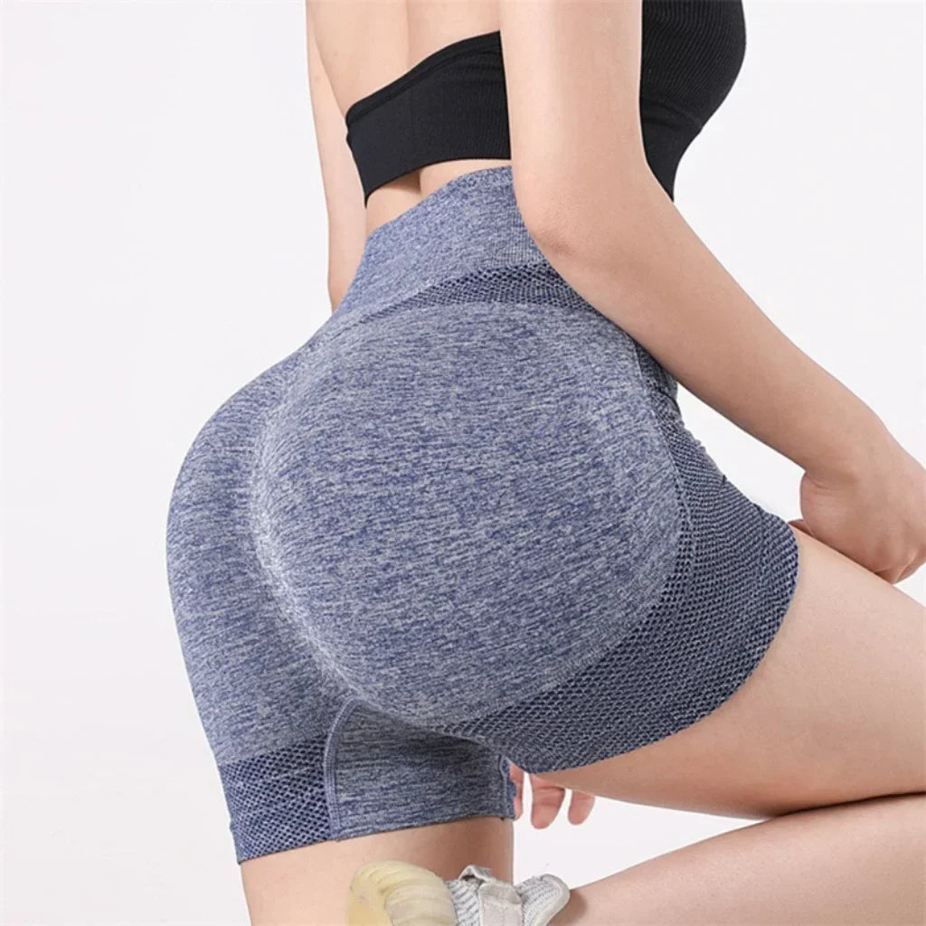 FlexFit Seamless High-Waist Training Shorts