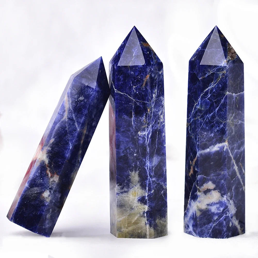 Healing Crystal Wand – Hand-Carved Natural Stone Points