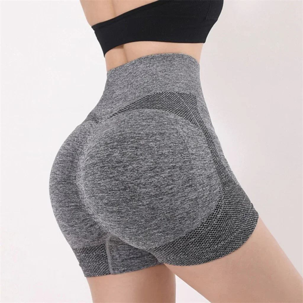 FlexFit Seamless High-Waist Training Shorts