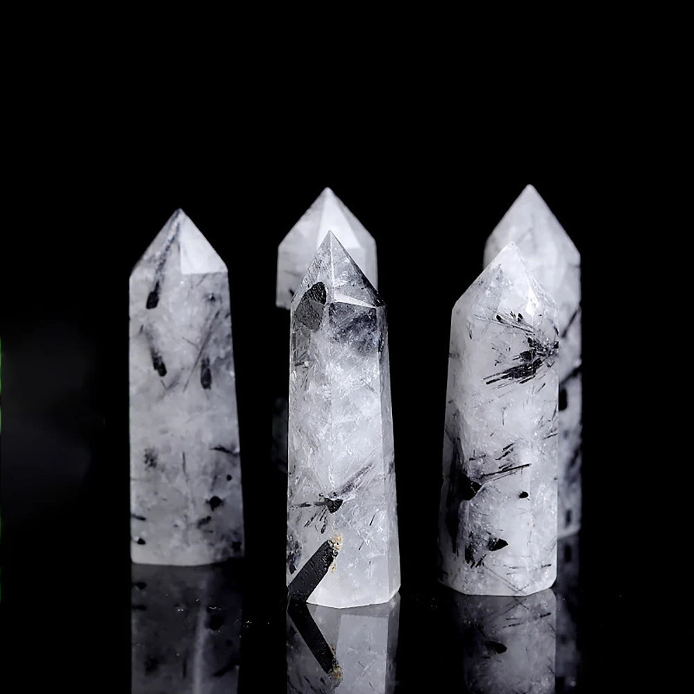 Healing Crystal Wand – Hand-Carved Natural Stone Points