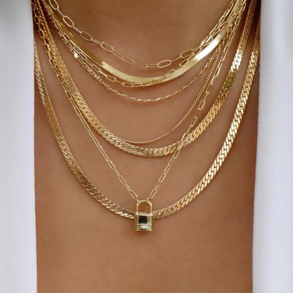 BohoGleam™ Layered Necklace Set