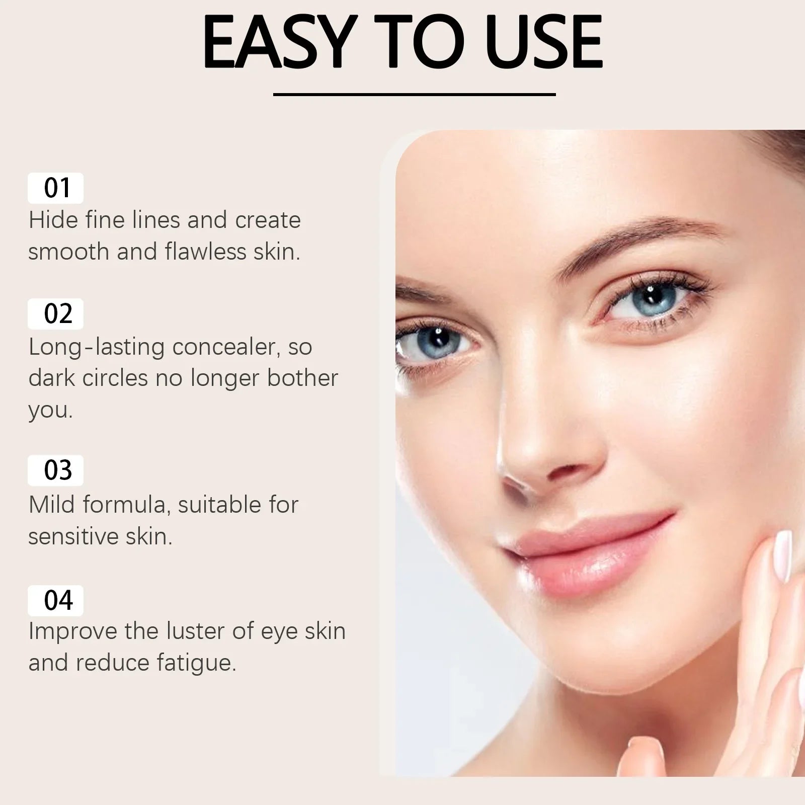SkinVeil™ Concealer - Lightweight Natural Coverage