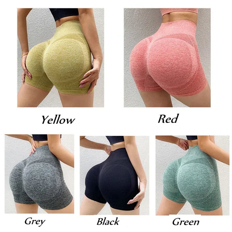 FlexFit Seamless High-Waist Training Shorts
