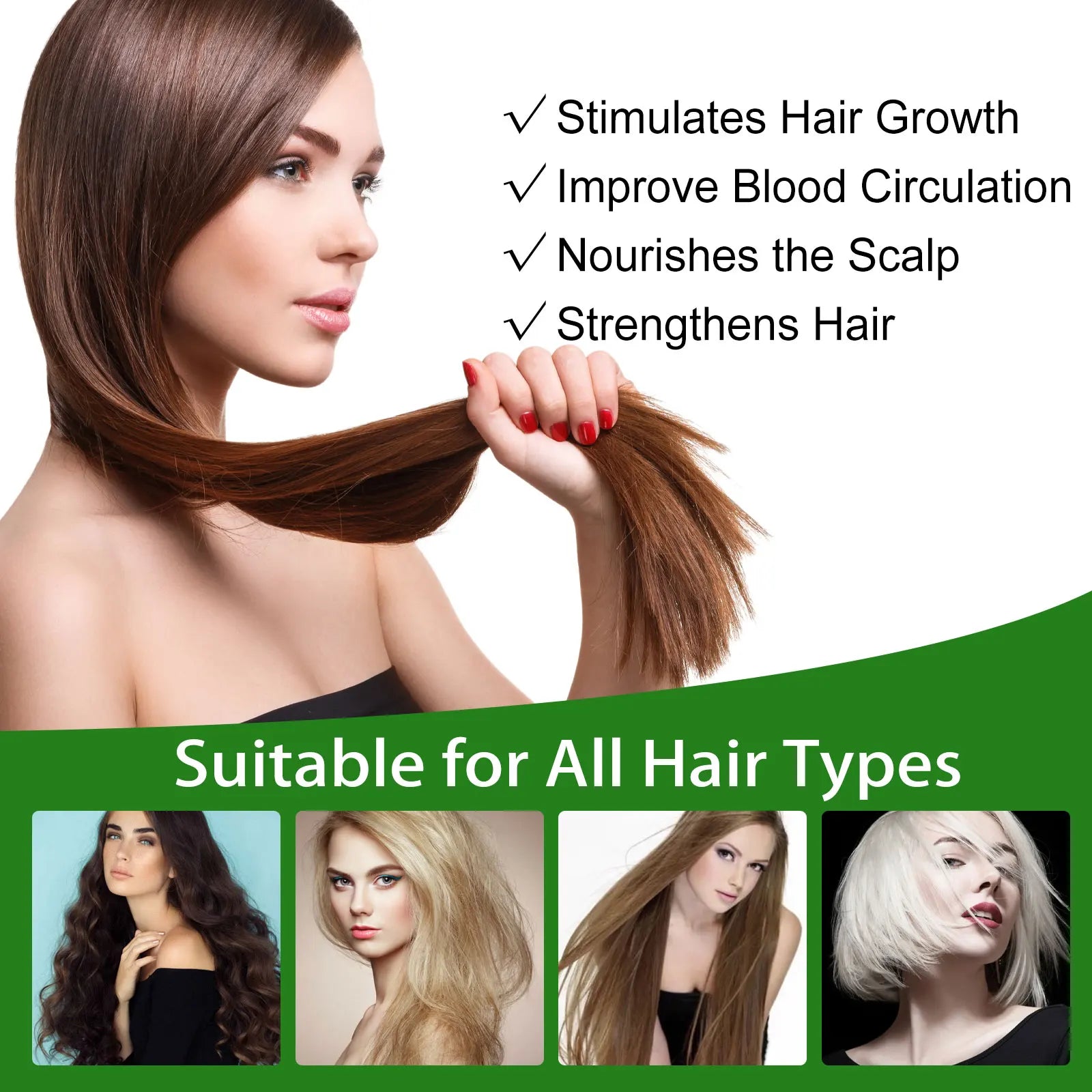 RoseGlow™ Hair Growth & Repair Oil 60ml
