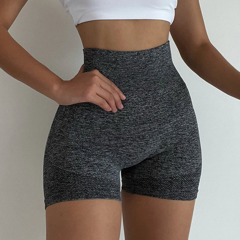 FlexFit Seamless High-Waist Training Shorts