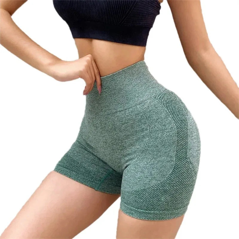 FlexFit Seamless High-Waist Training Shorts