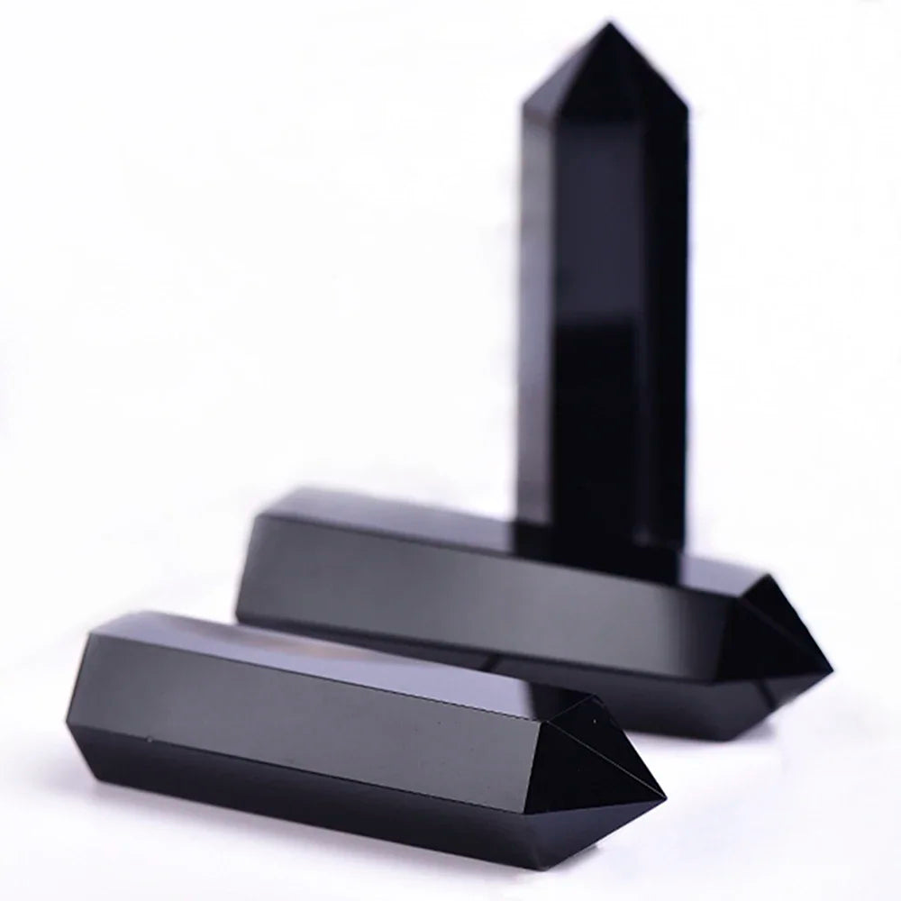 Healing Crystal Wand – Hand-Carved Natural Stone Points