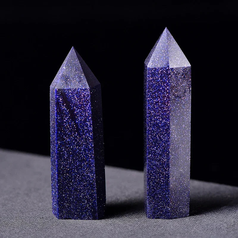 Healing Crystal Wand – Hand-Carved Natural Stone Points