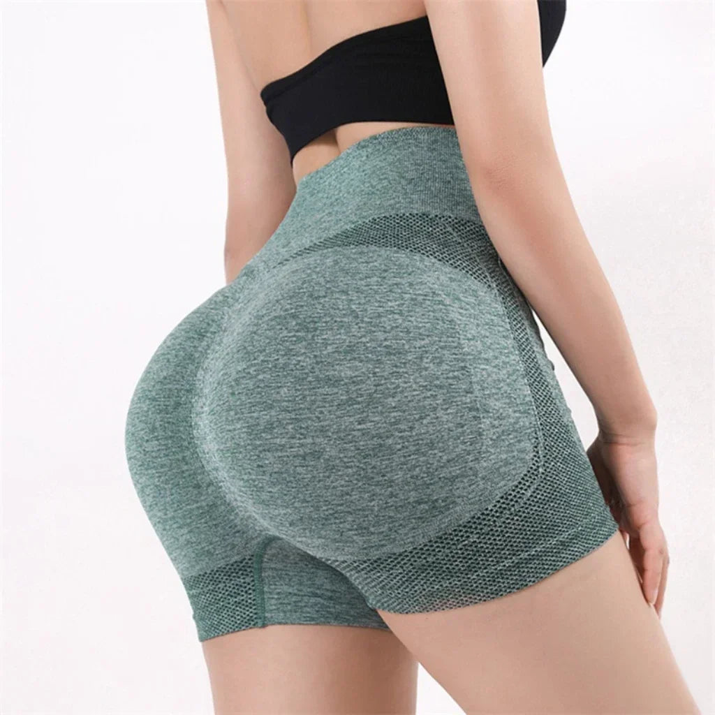 FlexFit Seamless High-Waist Training Shorts