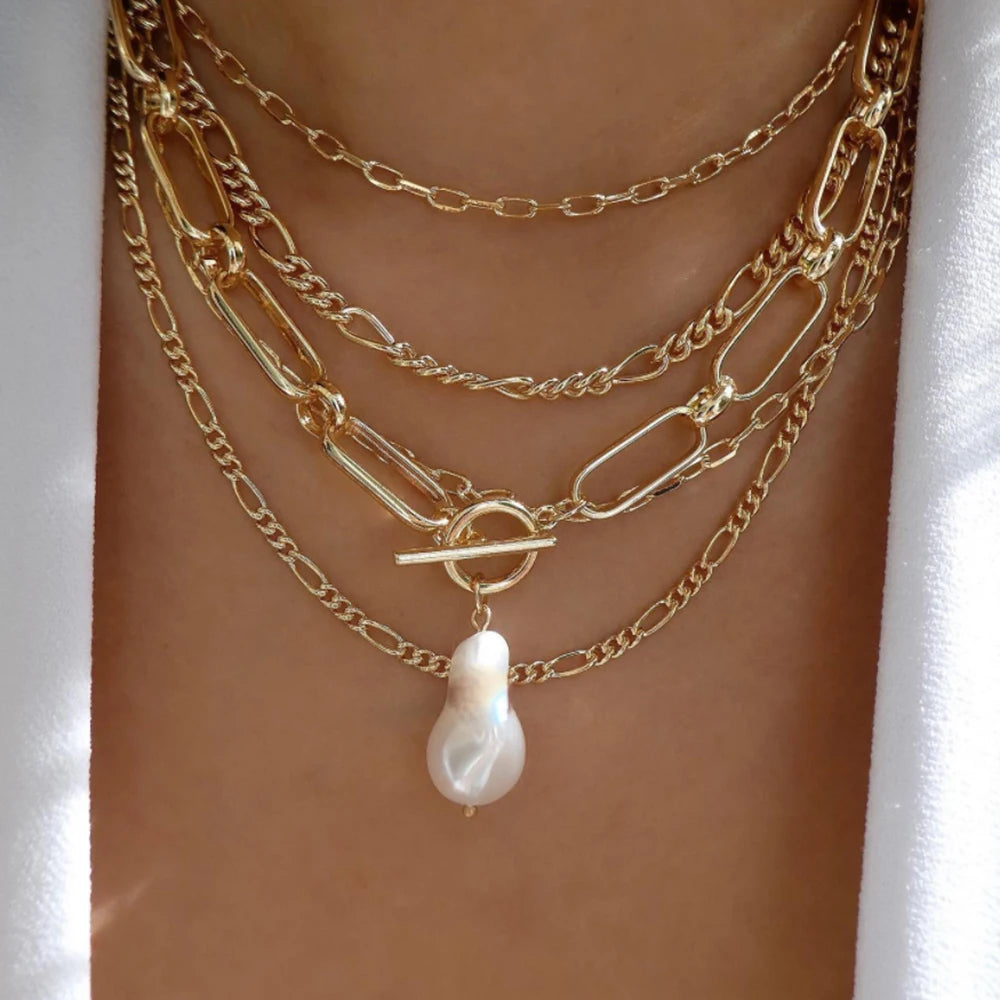 BohoGleam™ Layered Necklace Set