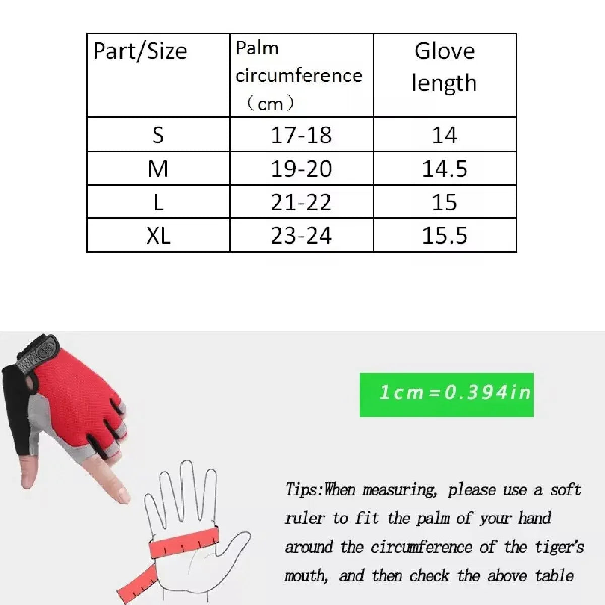 ProGrip Fingerless Training Gloves