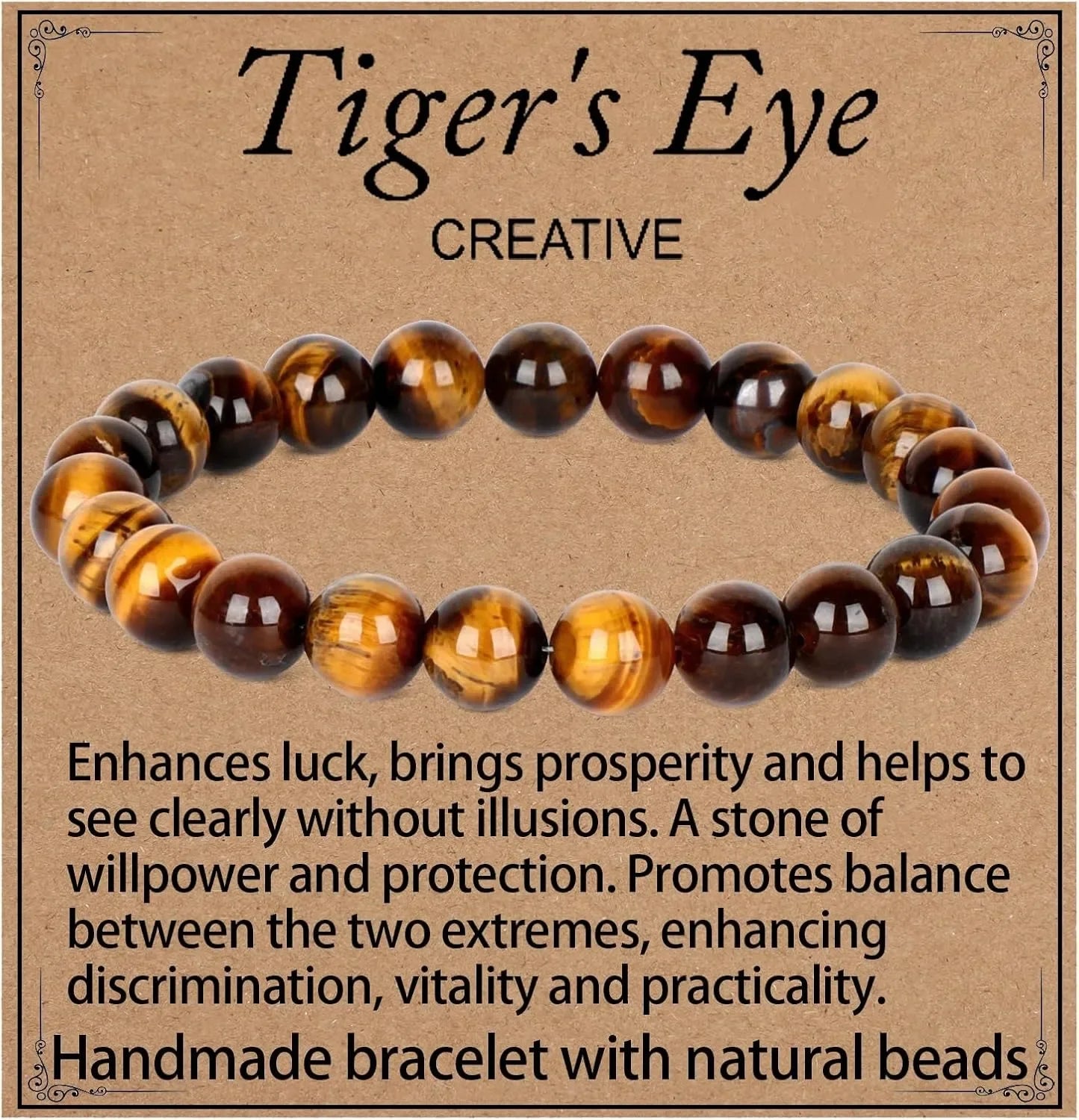 Tiger’s Eye Prosperity & Protection Bracelet