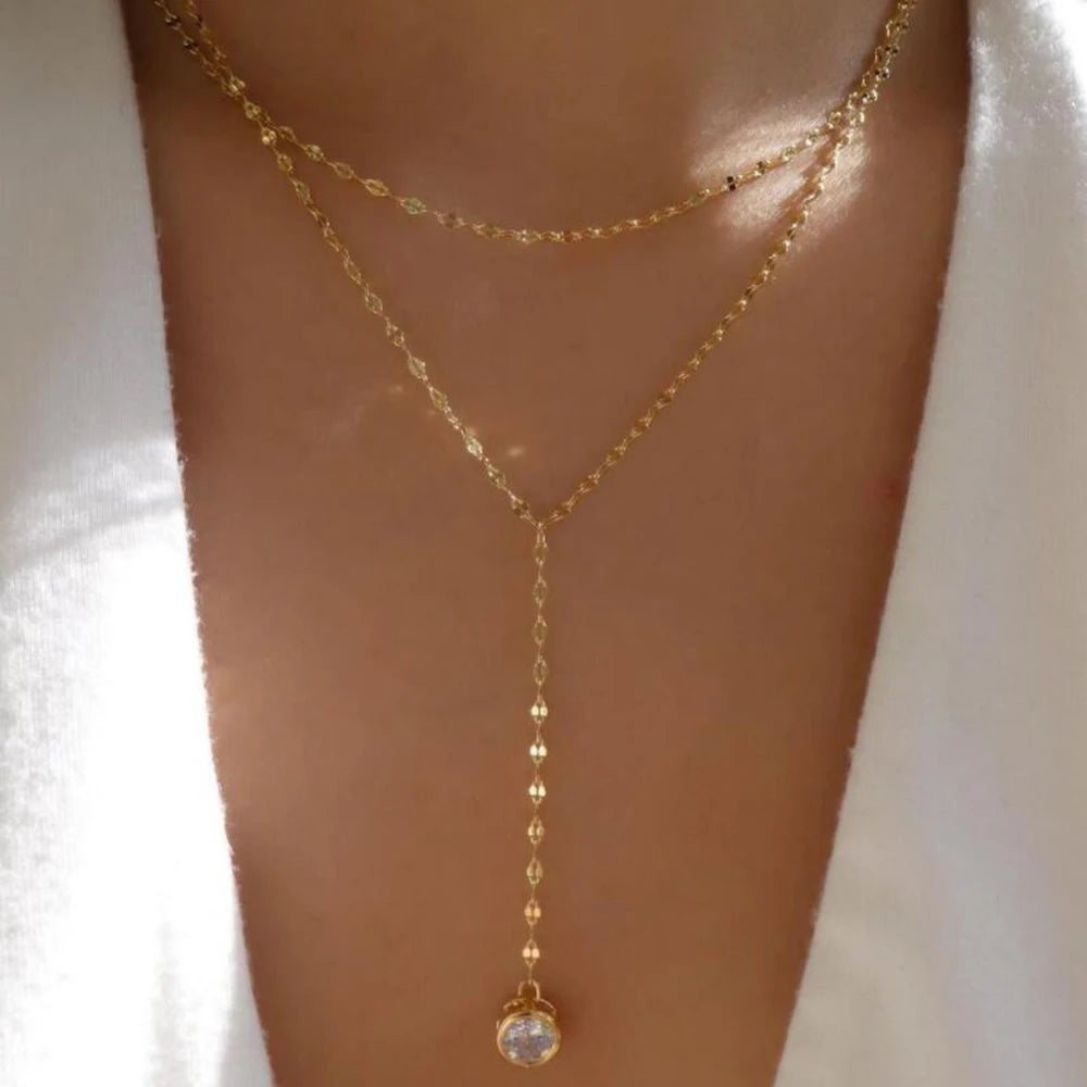 BohoGleam™ Layered Necklace Set