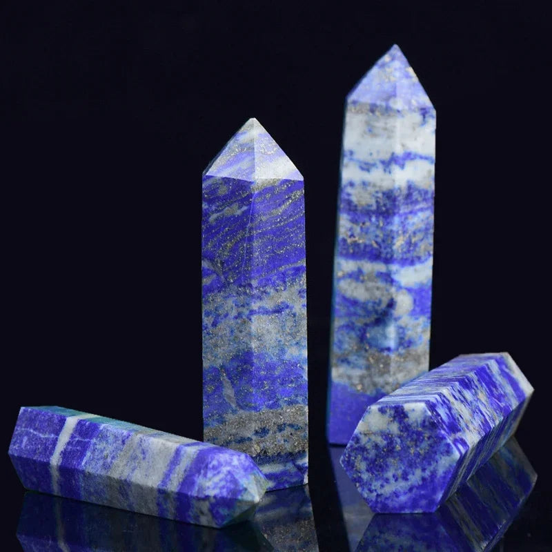 Healing Crystal Wand – Hand-Carved Natural Stone Points
