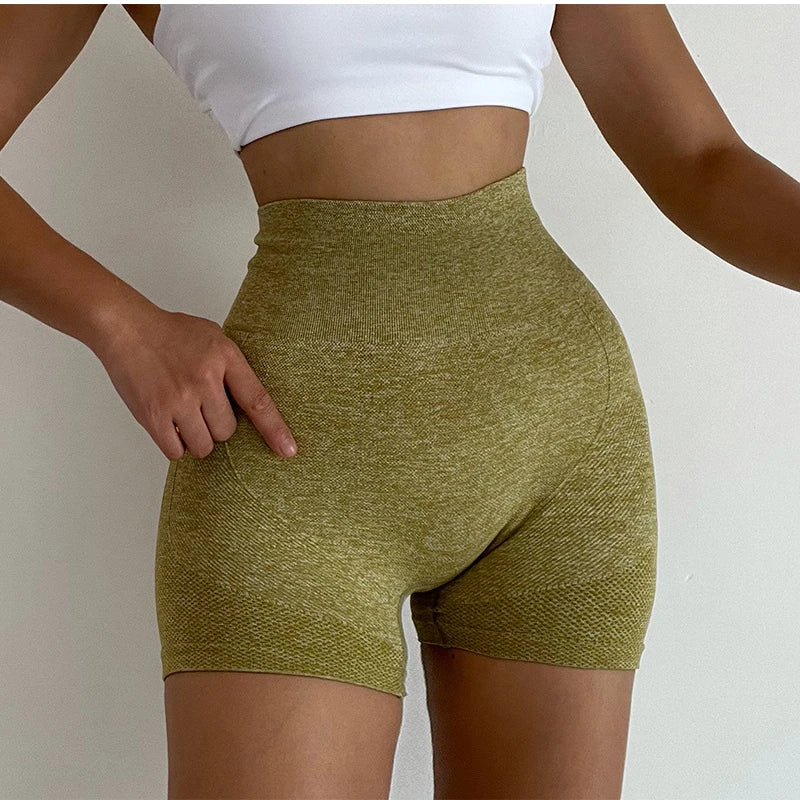 FlexFit Seamless High-Waist Training Shorts