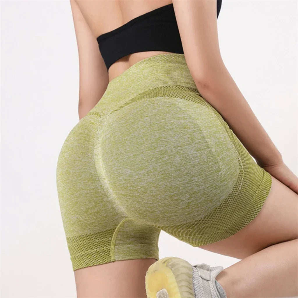 FlexFit Seamless High-Waist Training Shorts