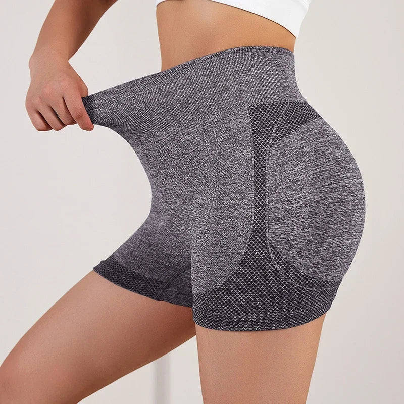FlexFit Seamless High-Waist Training Shorts