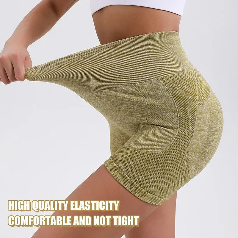 FlexFit Seamless High-Waist Training Shorts