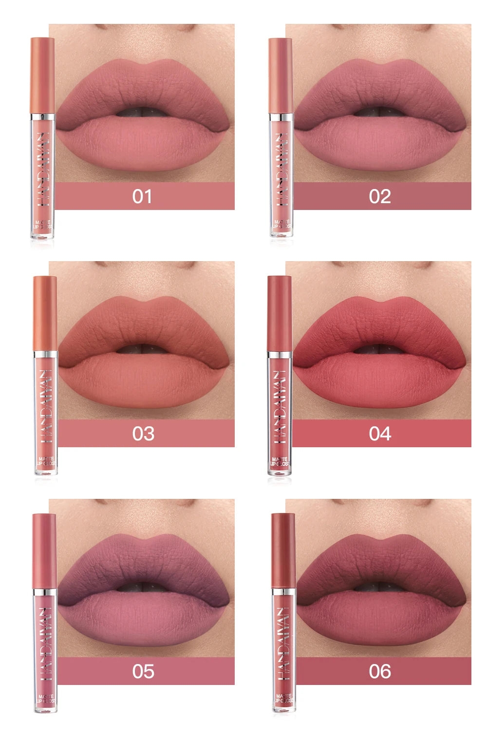 HANDAIYAN Set of 6 NonStick Cup Liquid lipstick