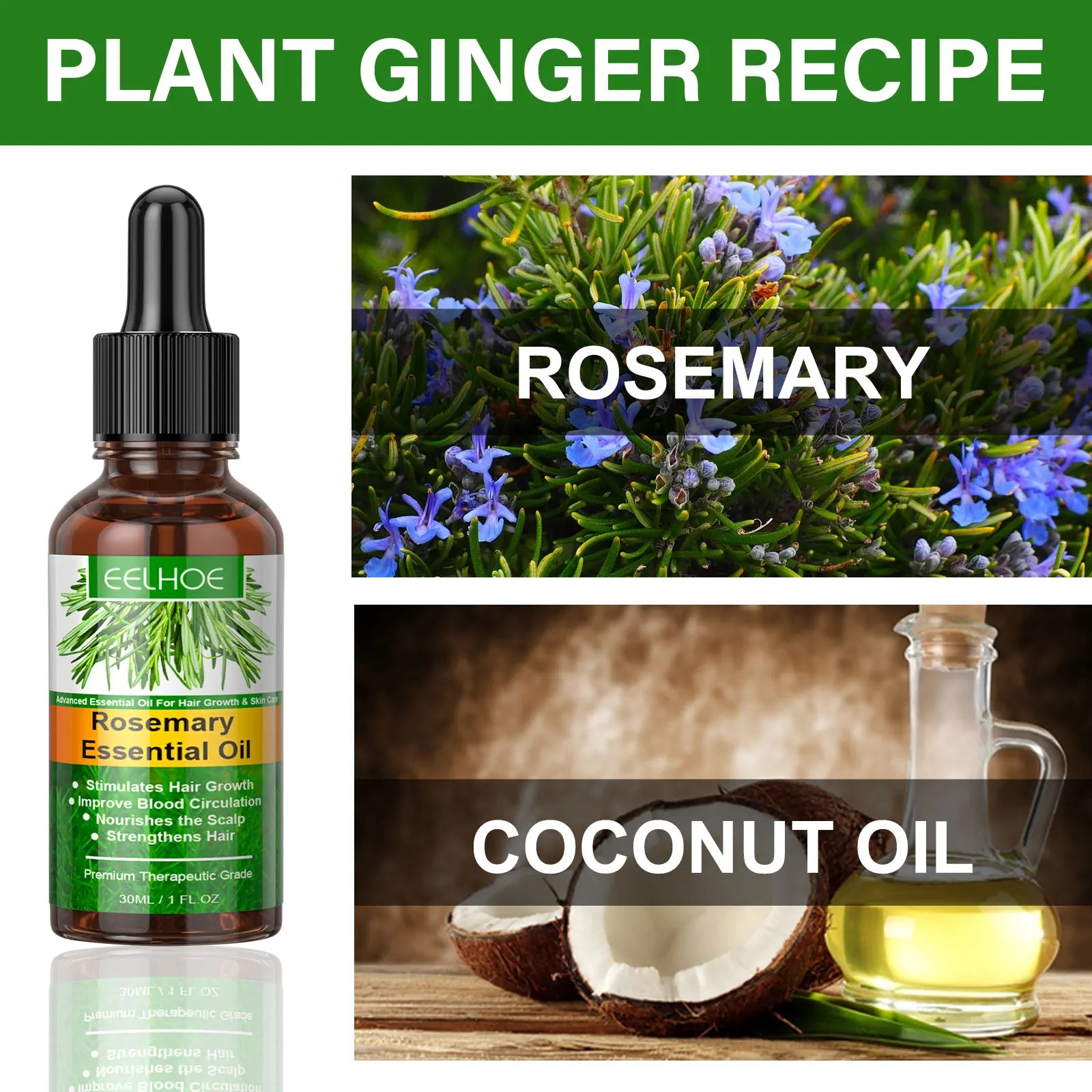 RoseGlow™ Hair Growth & Repair Oil 60ml