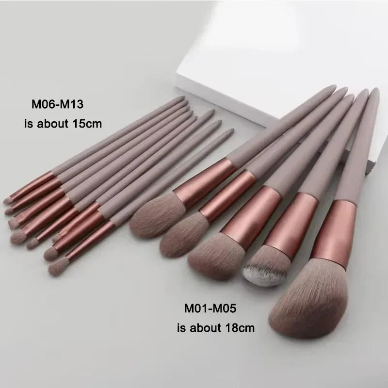Essential Beauty Makeup Brush Set (13 pcs)