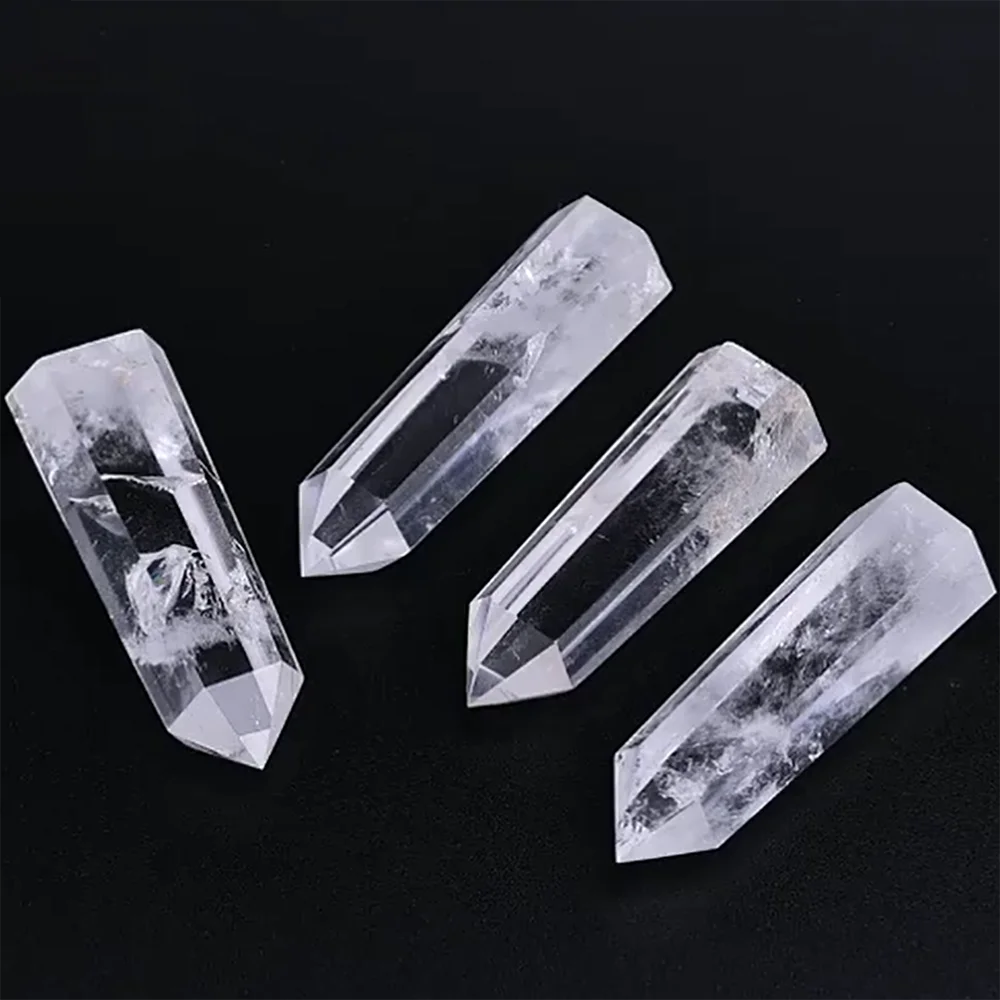 Healing Crystal Wand – Hand-Carved Natural Stone Points