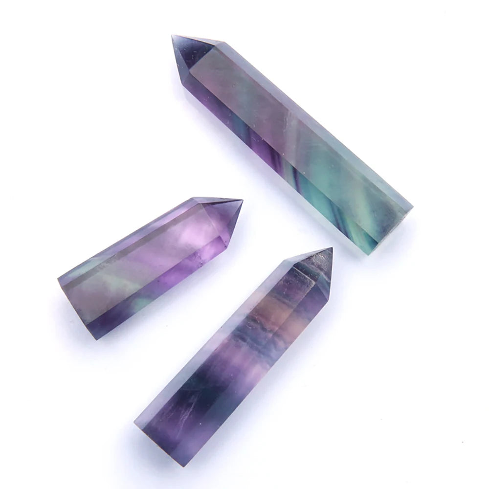 Healing Crystal Wand – Hand-Carved Natural Stone Points