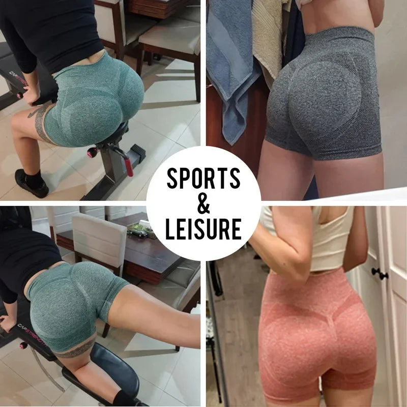 FlexFit Seamless High-Waist Training Shorts