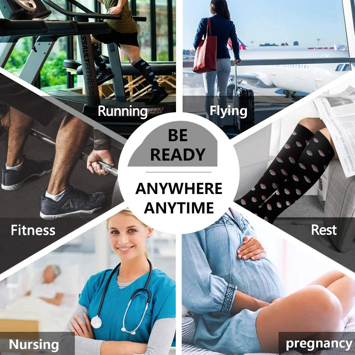 PowerFlex Compression Sports Socks